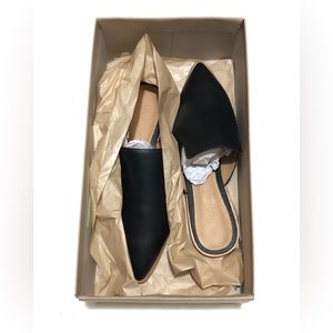 BRAND NEW Madewell Leather mules black size 5.5
